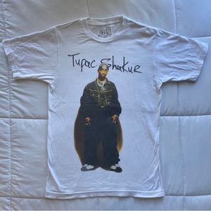 HotTopic Tupac Short Sleeve Tee - White